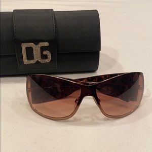 Vintage Dolce & Gabbana Shield Sunglasses